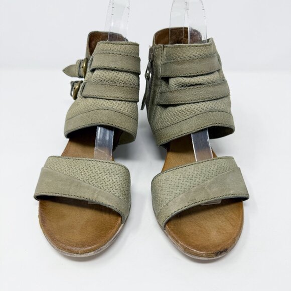 Miz Mooz Sage Green	Leather Sandals Women's Size EU 36/US Size 5.5-6 EUC - Picture 2 of 9